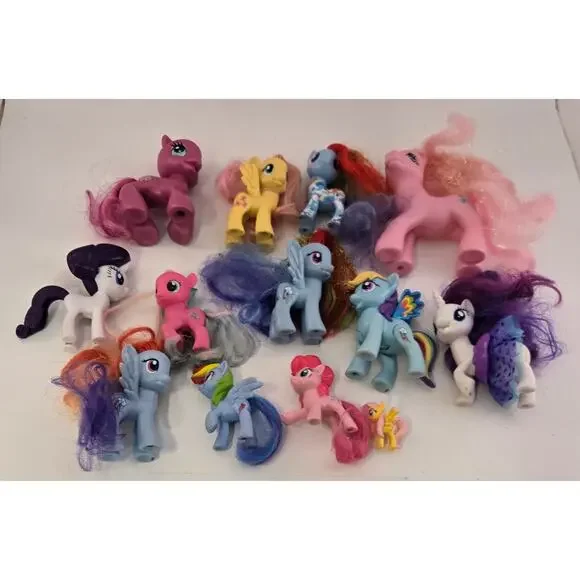 My Little Pony MLP Toy Figure Lot of 13 Ponies Assorted Mixed Lot Pretend Play - Picture 5 of 11